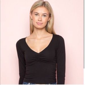 brandy melville black long sleeve